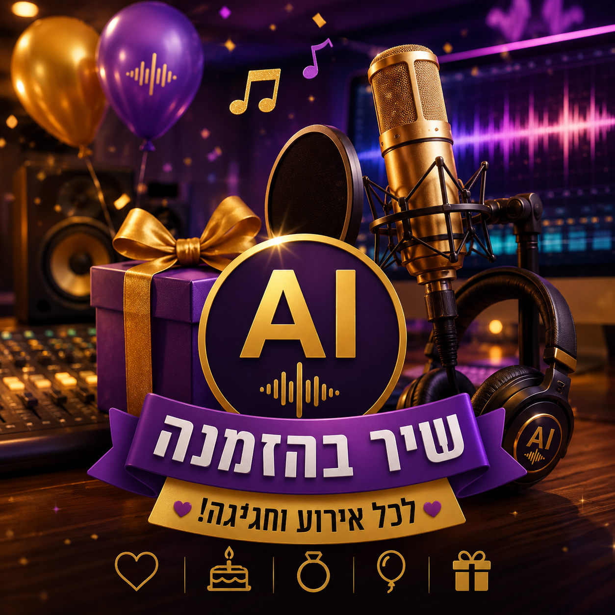 שיר בהזמנה עם AI שיר בהזמנה עם AI
